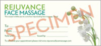 Rejuvance Face Massage Gift Certificate
